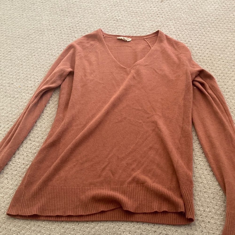 Orange sweater perfect for fall!